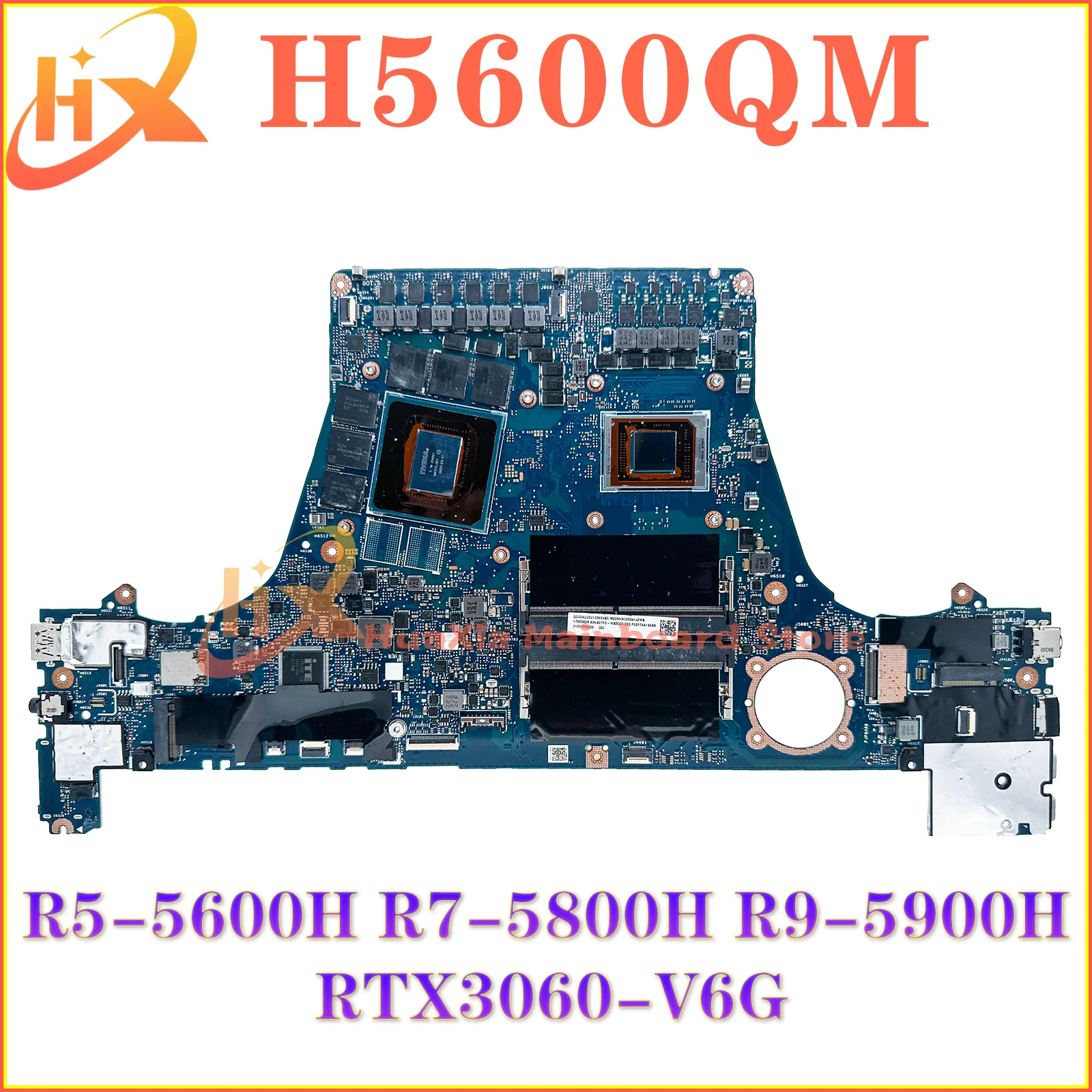 KEFU H5600Q Mainboard For ASUS H5600QM H5600QR HM5600QM HM5600QR JM5600QR JM5600QM Laptop Motherboard R5 R7 R9 RTX3060 RTX3070