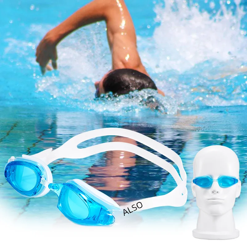 Lunettes de natation pour adultes, réglables, étanches, anti-buée, UV, pour hommes et femmes