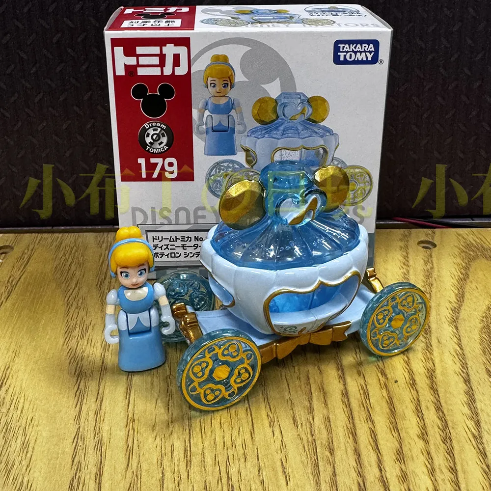 Takara Tomy Dream Tomica No. 179 Disney Motors Jewelry Way Potiron Cinderella Alloy car Diecast Model Replica Series Children