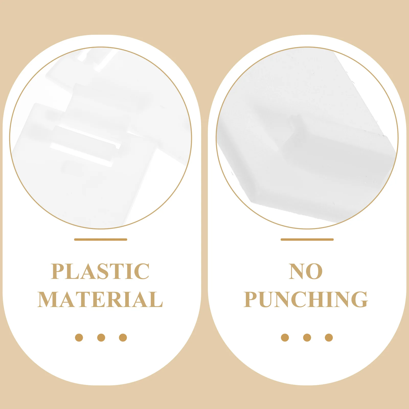 

2 set Pleated Curtain Fittings No-Drill Mounting Brackets Adhesive Hooks For Roller Shade Replacement Parts Plastic