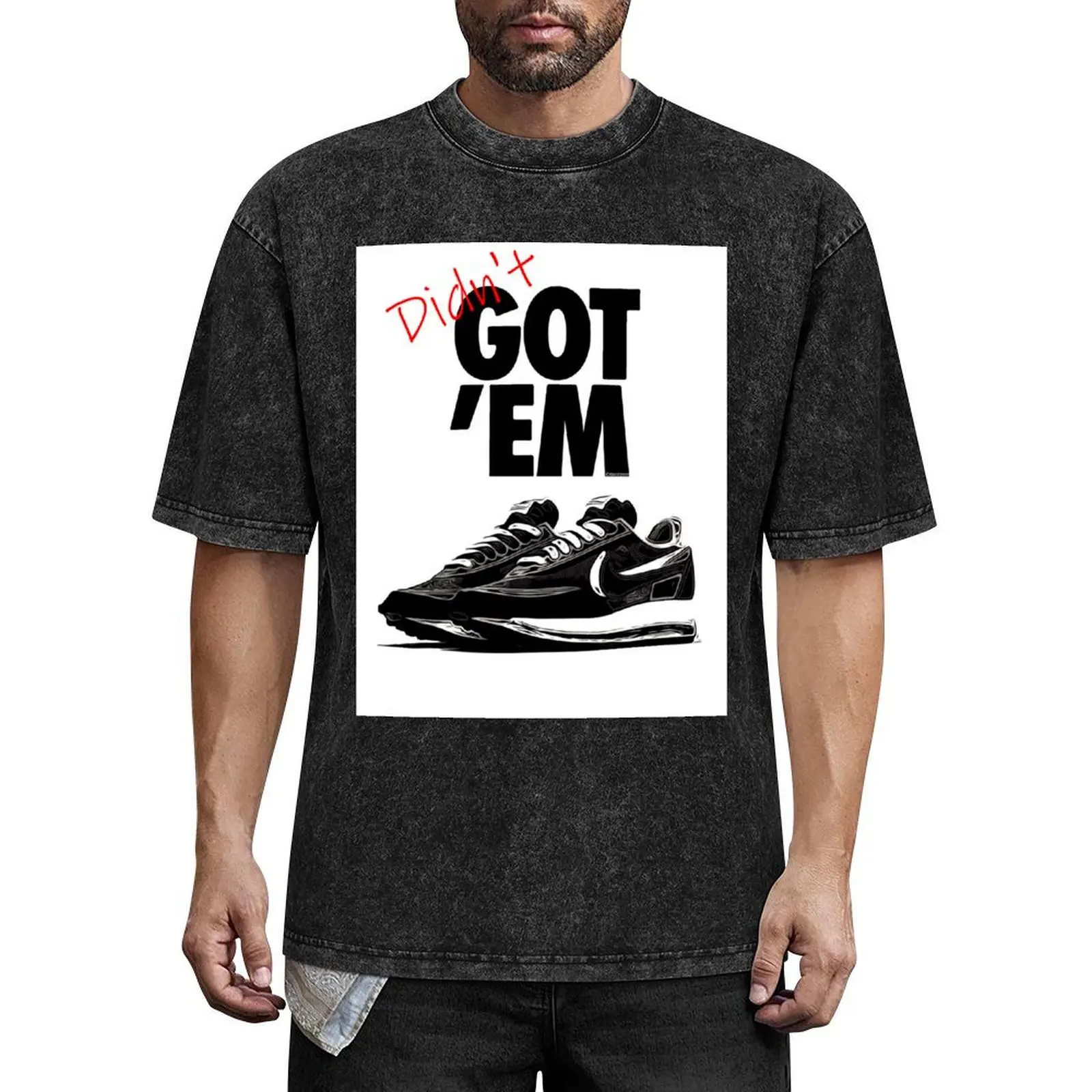 Didn't GOT 'EM Sacai Waffle T-Shirt clothes new edition baggy shirts anime shirts men