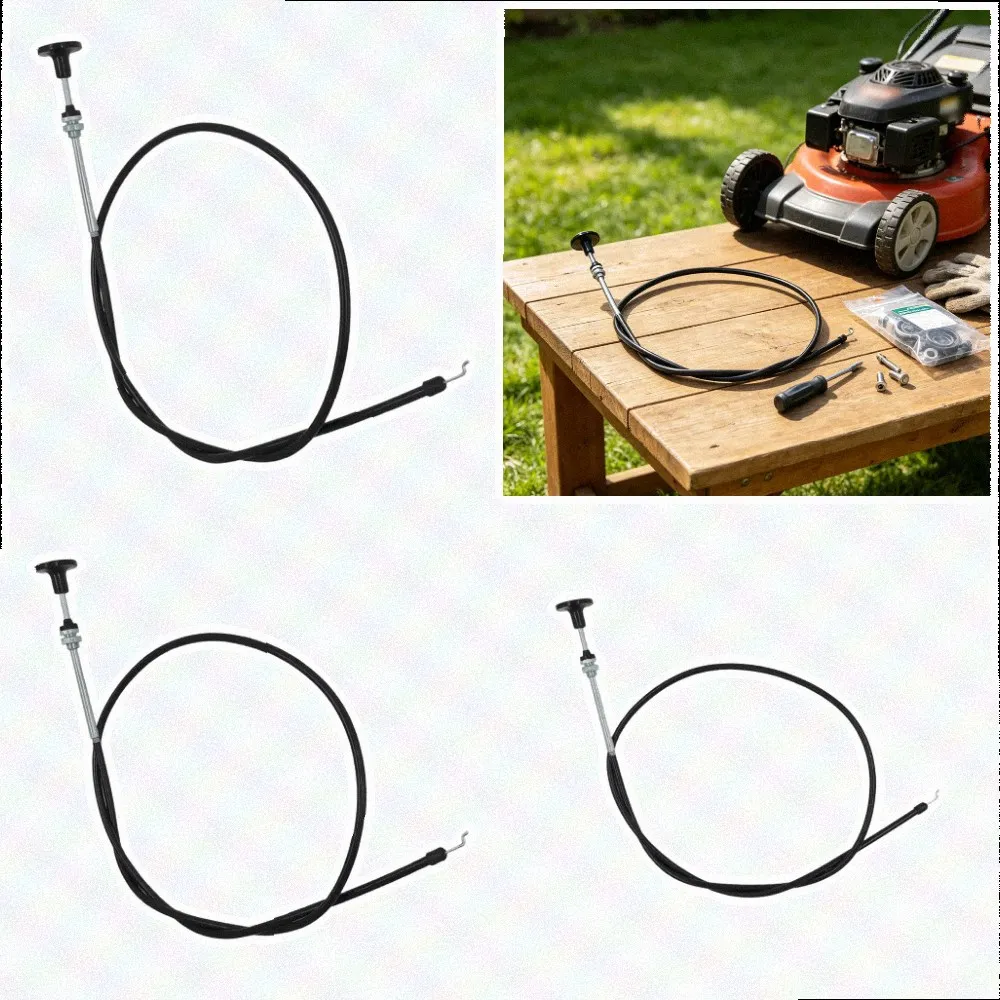 Steering Wire Choke Cable For Zero-turn Mowers Choke Cable High Strength Steel Wire Wear Resistant Sheath Smooth Operation