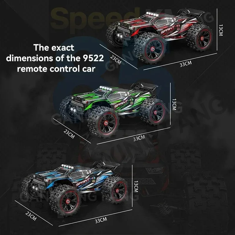 WLtoys 9522 PRO 85KM/H High-speed RC Car Brushless 4WD Drive Off-road Drift 1:16 Professional Racing Car 9522 50KM/H Boy's Toy