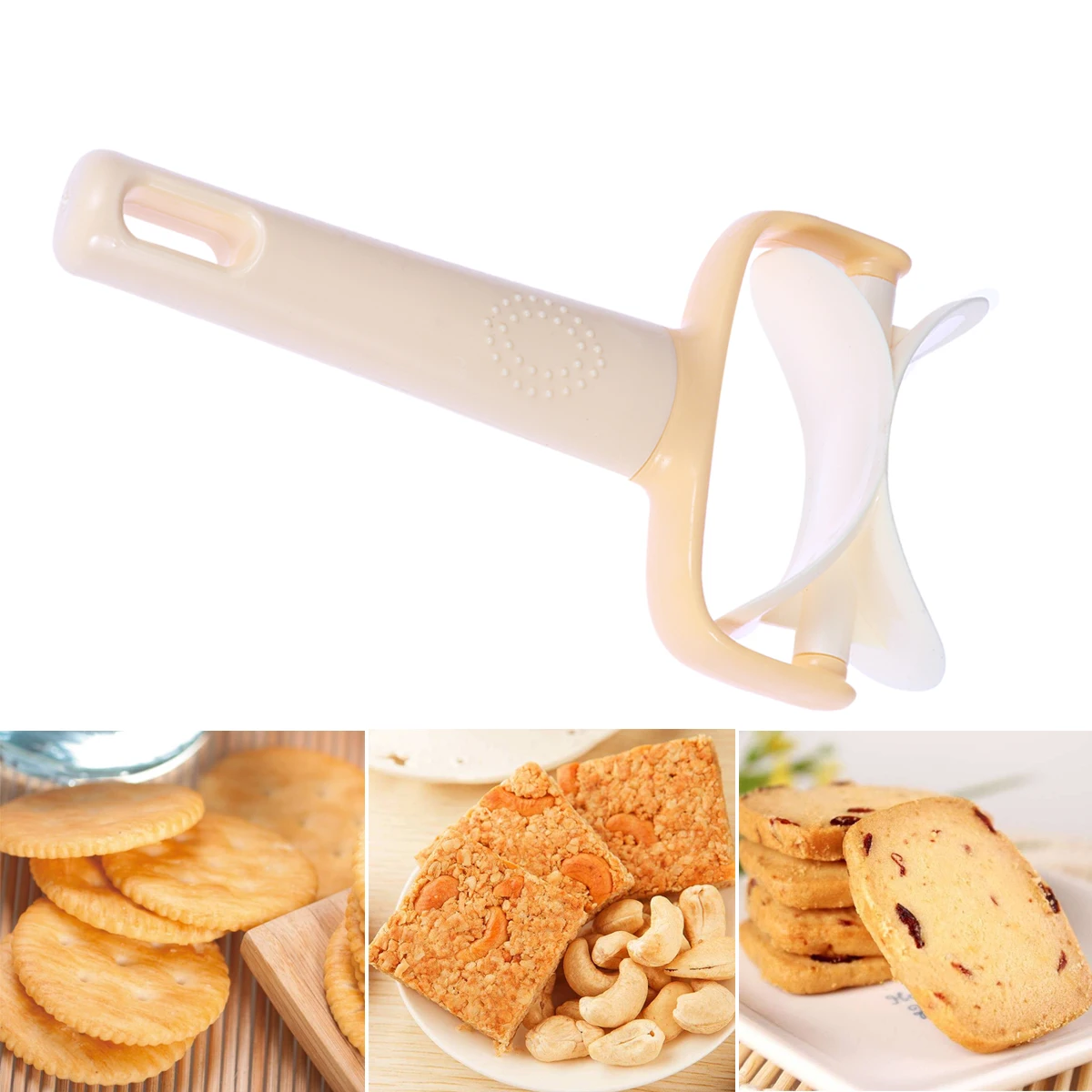 

Round Rolling Biscuit Cutting Mold Fondant Cookie Maker Pie Mold Plastic Premium Quality Easy Use Cookies Biscuits Mini