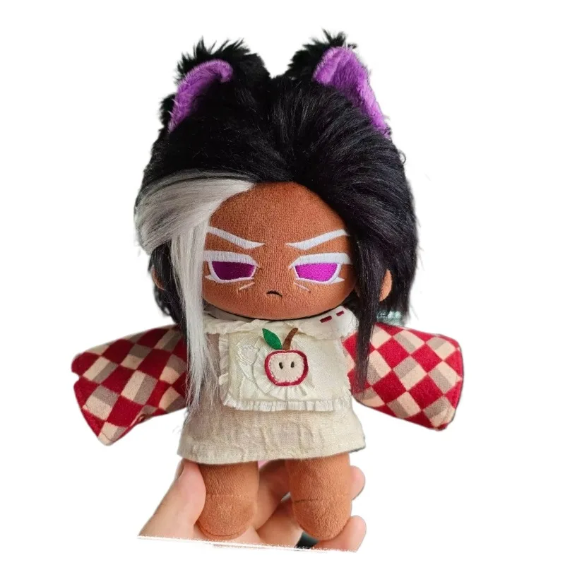 20cm Game Cookie Kingdom Dark Cacao Cookie Anime Soft Cotton Doll Body Kawaii Cosplay Cartoon DIY Dress Up Toy Figures Fans Gift