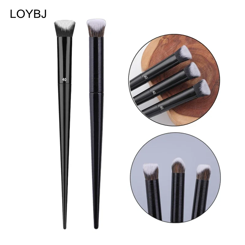 LOYBJ 1pcs Foundation Brush Concealer Makeup Brushes Double-sided Slope Beauty Make Up Tool for Face Acne Mark Spots Dark Circle