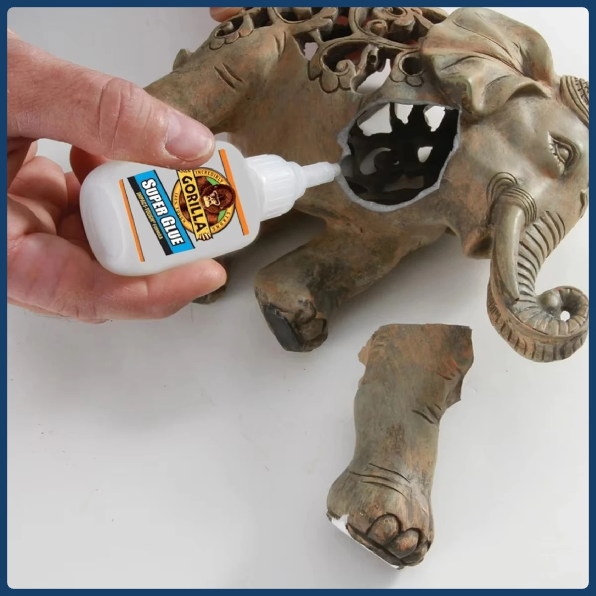 Clear Glue 2-Pack: Fast-Drying All-Purpose Adhesive for Kids Crafts, School Projects, Home Repairs. Strong & Washable.