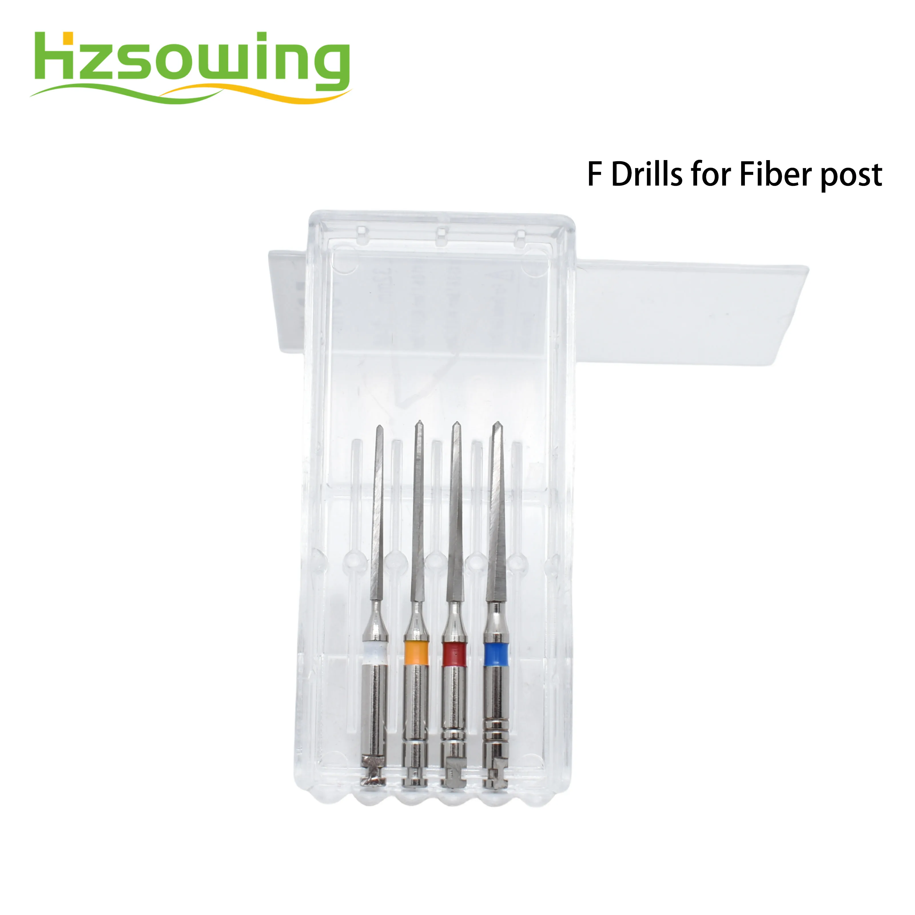 F Drills Root Canal Files Stainless steel Drills for Glass Fiber Post Dental Reamer Engine Use Refill Package Dental Instrument