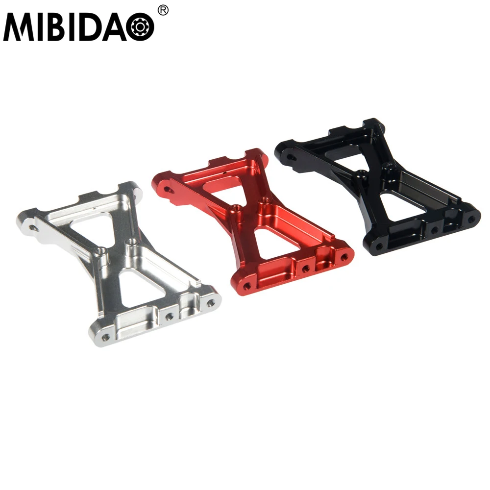 MIBIDAO Metal Front Rear Chassis Brace Crossmember Servo Mount For 1/10 TRX4 RC Crawler Car Upgrade Parts