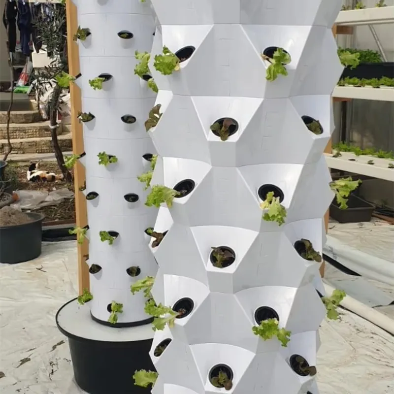 2022 NEW Style Indoor 8 Layer Vertical Hydroponic Tower Strawberry Home Garden Plastic Planters Strawberry Tower