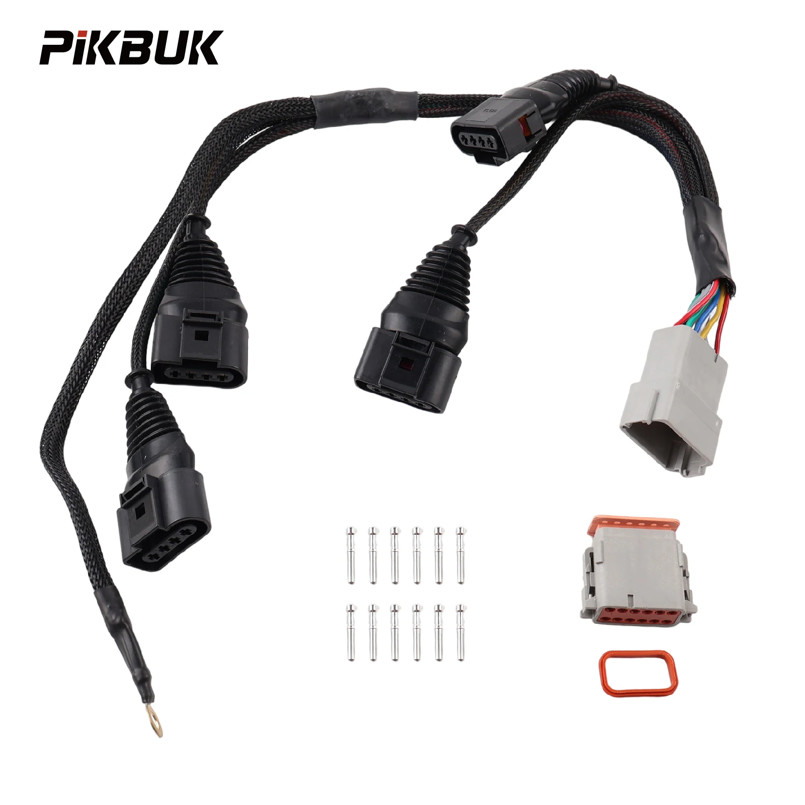 PIKBUK NEUER Zündspulen-Kabelbaum 1.8T Turbo-Kabelbaum für Audi VW 1.8T 034-701-0004 06B998018T