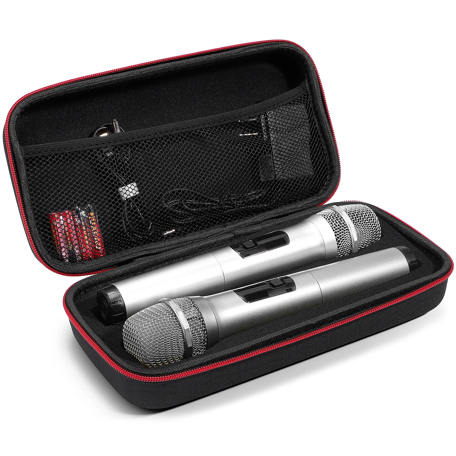 

Microphone Storage Box Protective Case Shockproof Waterproof Carry Bag for Outdoor Compatible Wireless Storage Bag
