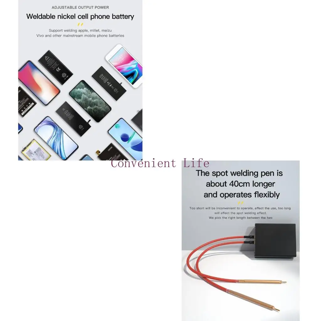 

L1EE Износостойкий 6-ступенчатый аппарат для точечной сварки с быстросъемной ручкой, OLED-дисплей, 5000 мАч