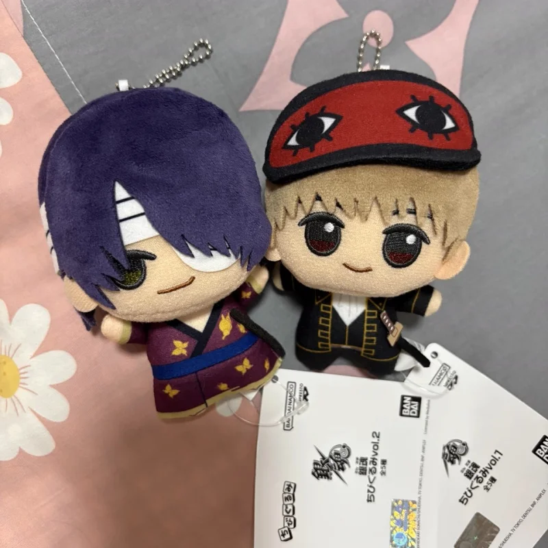 Bandai autêntico gintama little valle numi bonito boneca de pelúcia mochila pendurado decoração anime presente periférico