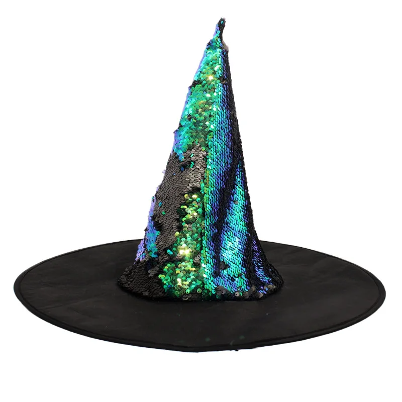 1pcs Wizard Hat Witch Top Hat Cloth Halloween Makeup Cosplay Costume Halloween Party Funny Dress up Props