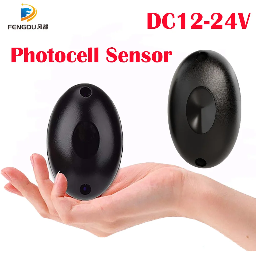 

Photocell 20m Detect Range Infrared Beam Sensor DC/AC 12~24V Waterproof IP55 Photocell Automatic Gate Doors Safety Sensor Alarm