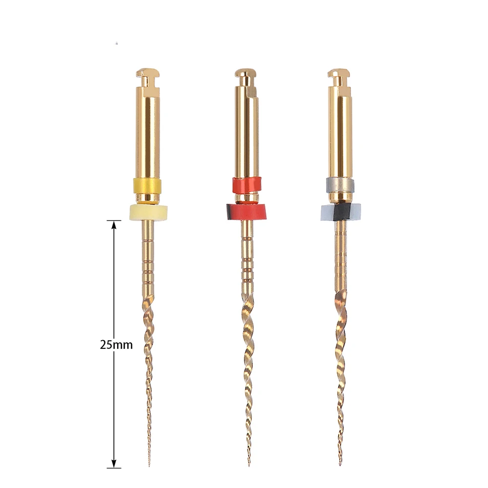 BAISTRA Dental Endodontic Root Canal Niti X1-X3 File 25mm Used in Endo Treatment for Shaping & Cleaning