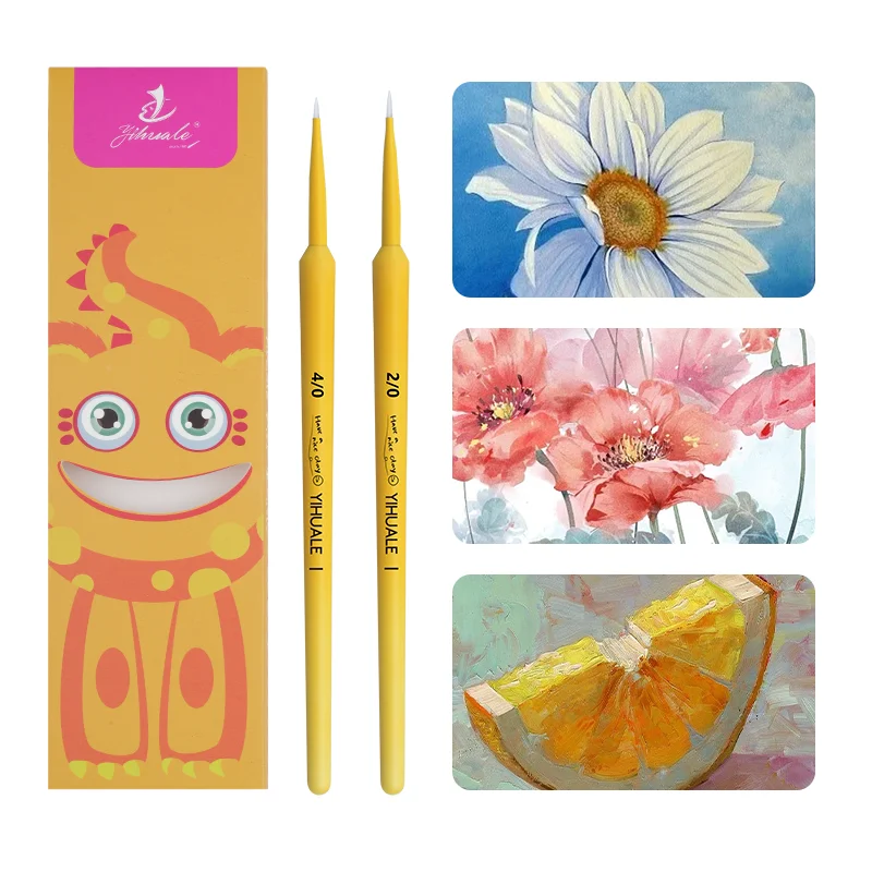 فرش خط السحب الصفراء، فرش السكتة الدماغية الفنية الدقيقة، فرش فنية احترافية، فرش فنية للأظافر، فرش صغيرة