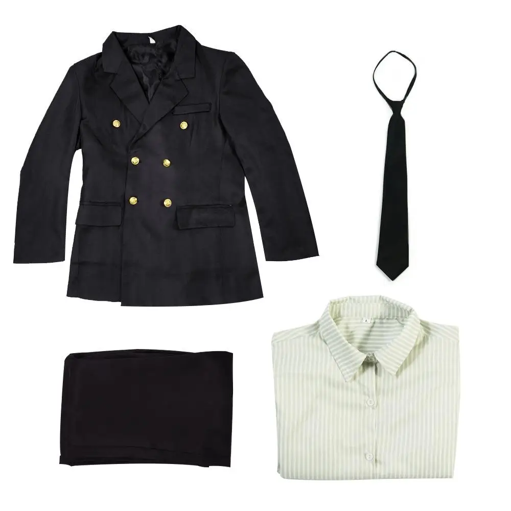 أزياء Bla Suit التأثيرية للنساء لخزانة ملابس الهالوين ومحاكاة الشيف أورم من أنيمي سانجي #1