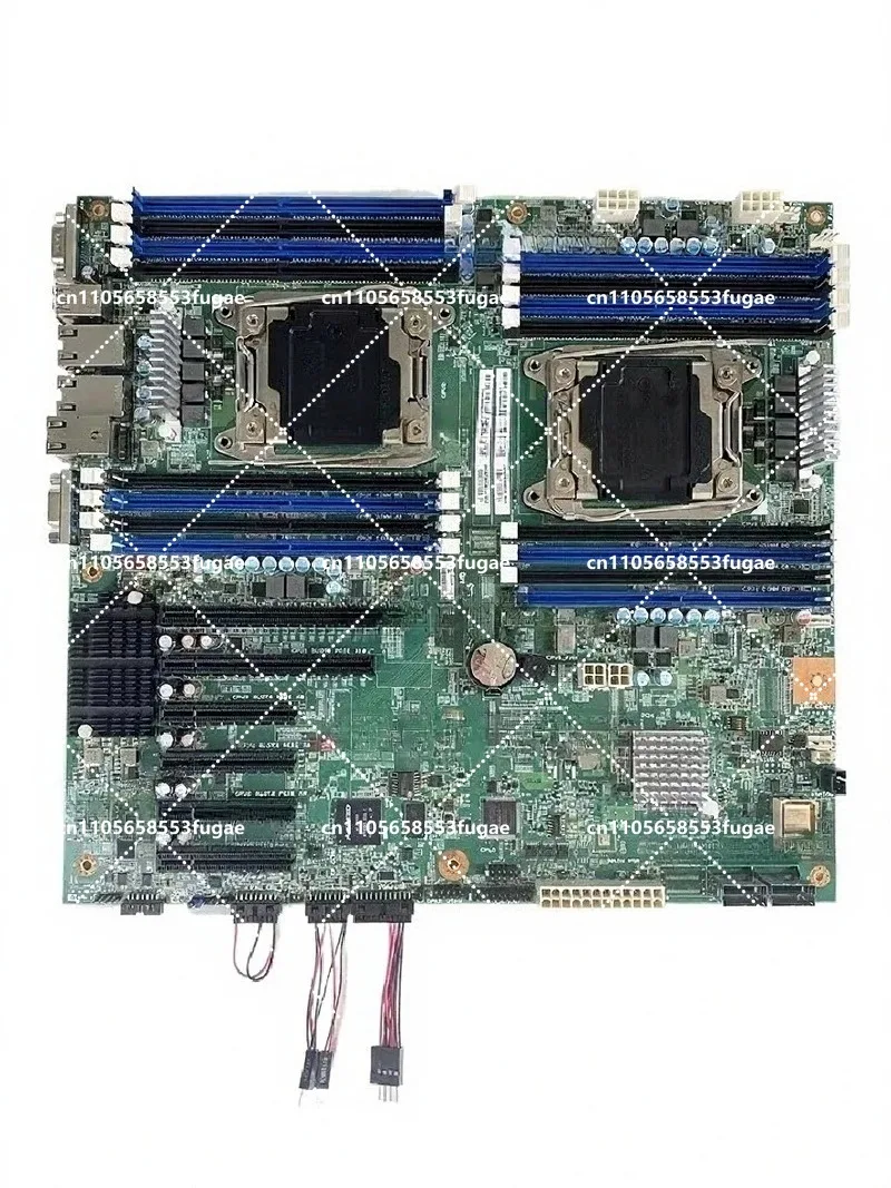 Dual X99 Motherboard ATX Server Board Support 2680V4 E5 CPU Dual GPU Mining Workstation