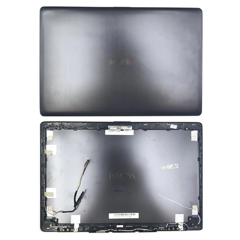 para asus r553l s551ln v551 k551 r551 s551 s551l portatil lcd capa traseira capa superior lcd frente moldura nontouch toque cinza 95 novo 01