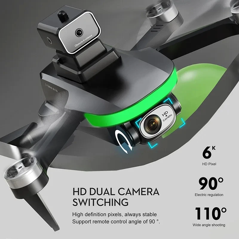 Xiaomi S5S Mini Drone Professional Type 8K HD Camera Obstacle Avoidance Aerial Photography Light Flow Folding Quadcopter 5000M