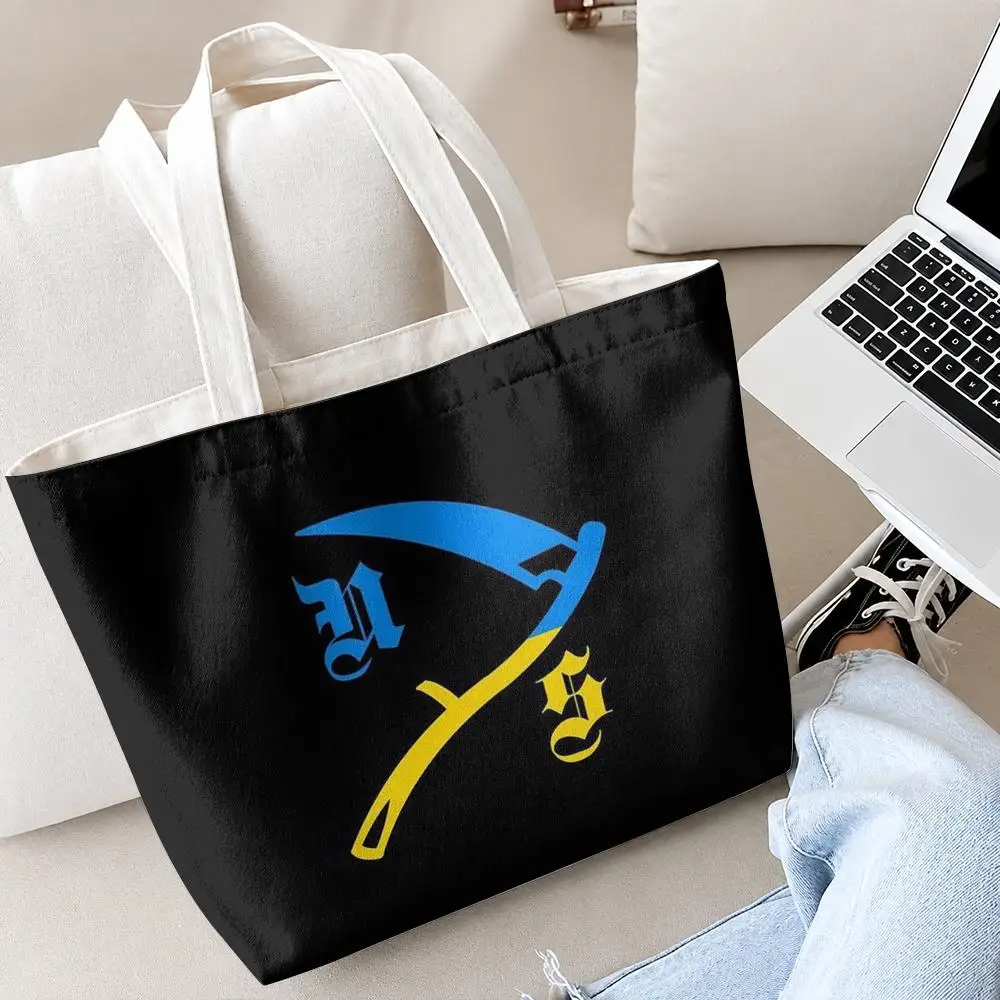 Forward O-Observations Group Storage Bags 2PC Canvas Tote Bag Set with Zipper Handbags Makeup Pouch Set Travel Bag