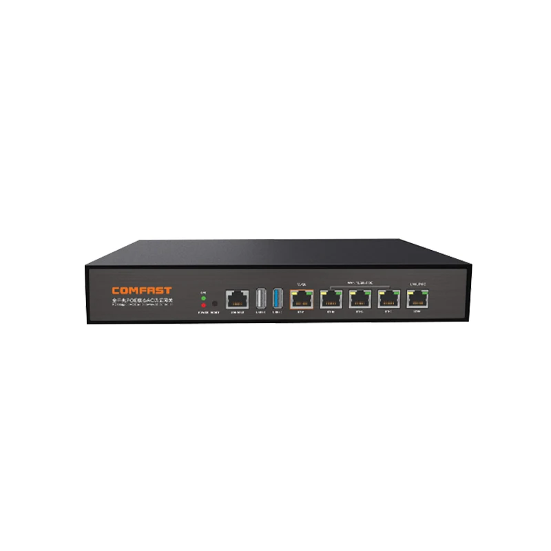 

Comfast CF-AC101 Gigabit AC Wifi Load Balancing Routing 5 Port ACL Vlan Core Gateway Multi Wan Roaming Wifi Router With Poe