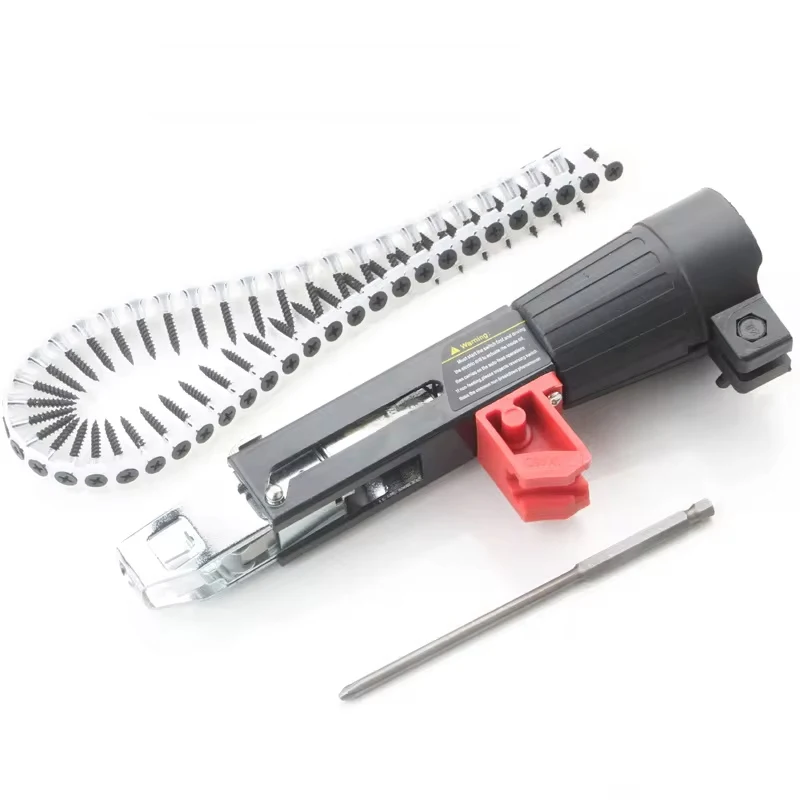 

Автоматическая отвертка цепи гвоздезабивной пистолет адаптер насадка для электродрели дрель древесный шуруповерт автоподача Электроинструмент детали насадки