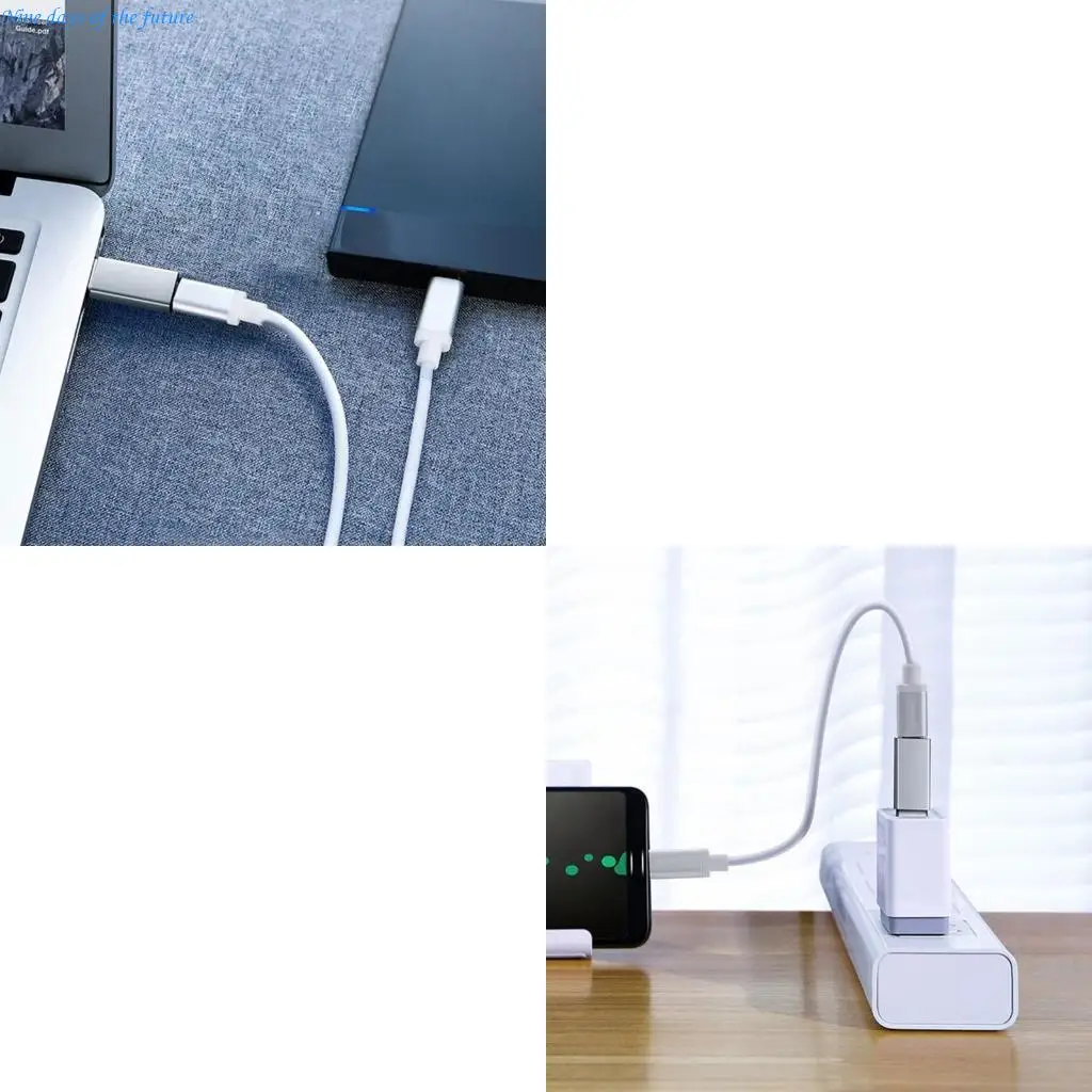 Compactly USB to USB C Adapter for Fast Data Transfer and Charging Compatible for Phone Power Delivery Charging Adapter E65A