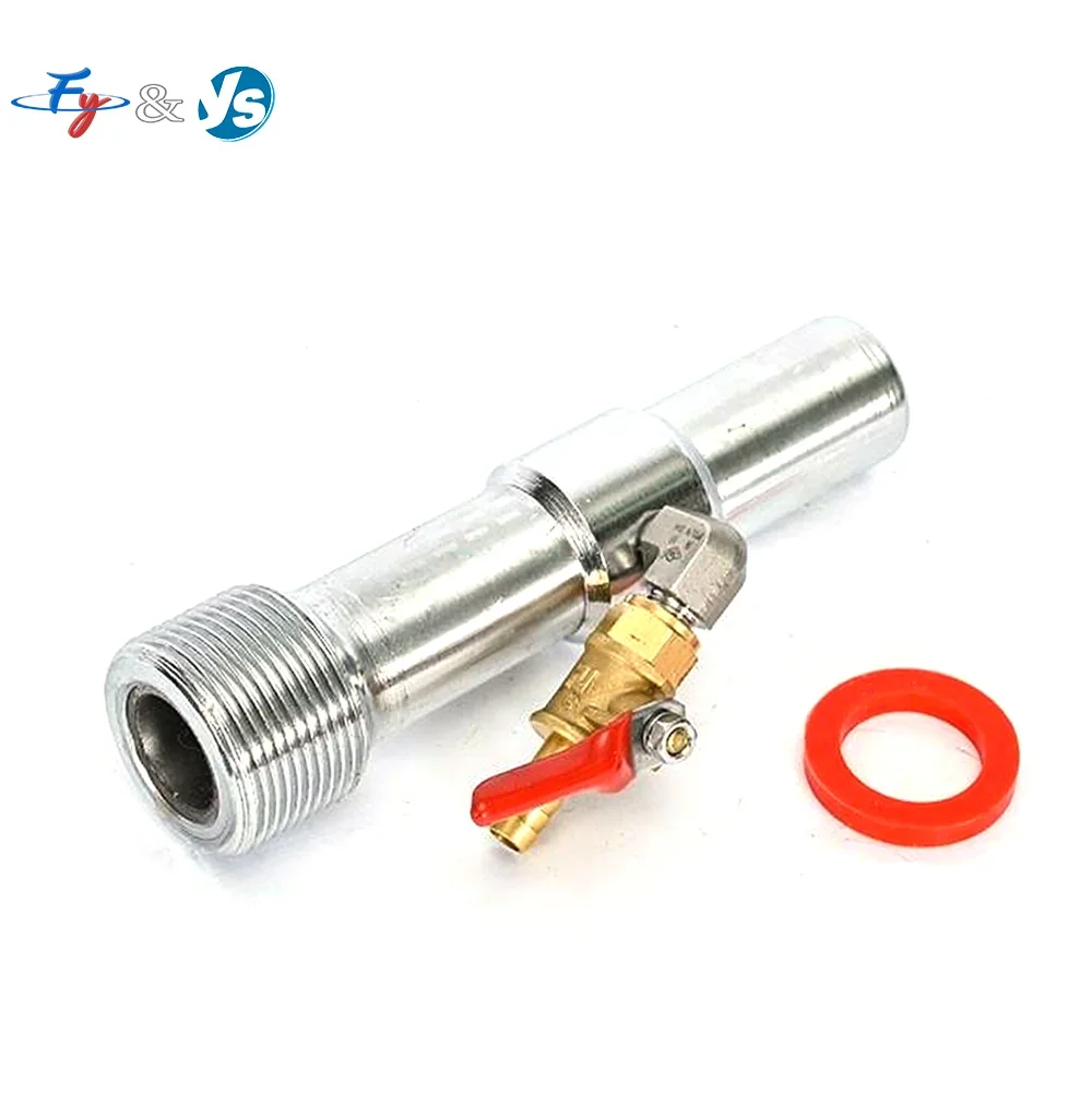 High-Pressure Venturi B4C Sandblaster Nozzle Dustless Cleaning Anti-Corrosion Double Air-Inlet Blasting Machine Accessories
