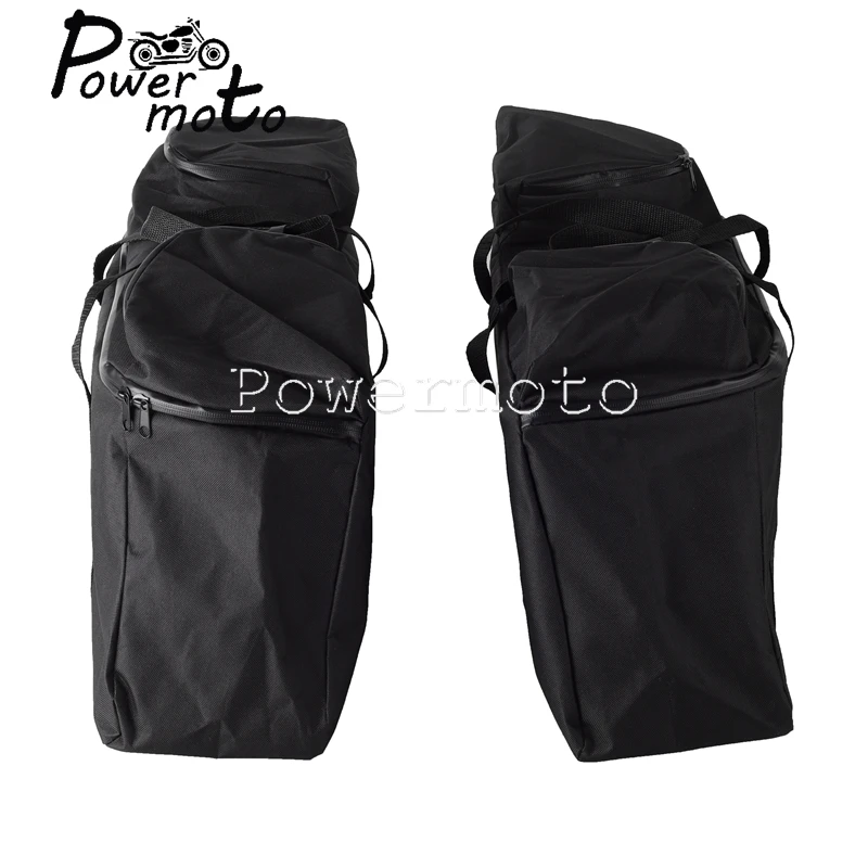 Scatola portabagagli per moto contenitore interno custodia posteriore bagagliaio laterale fodera interna borsa per Harley Touring Road King Street Electra 1993-23