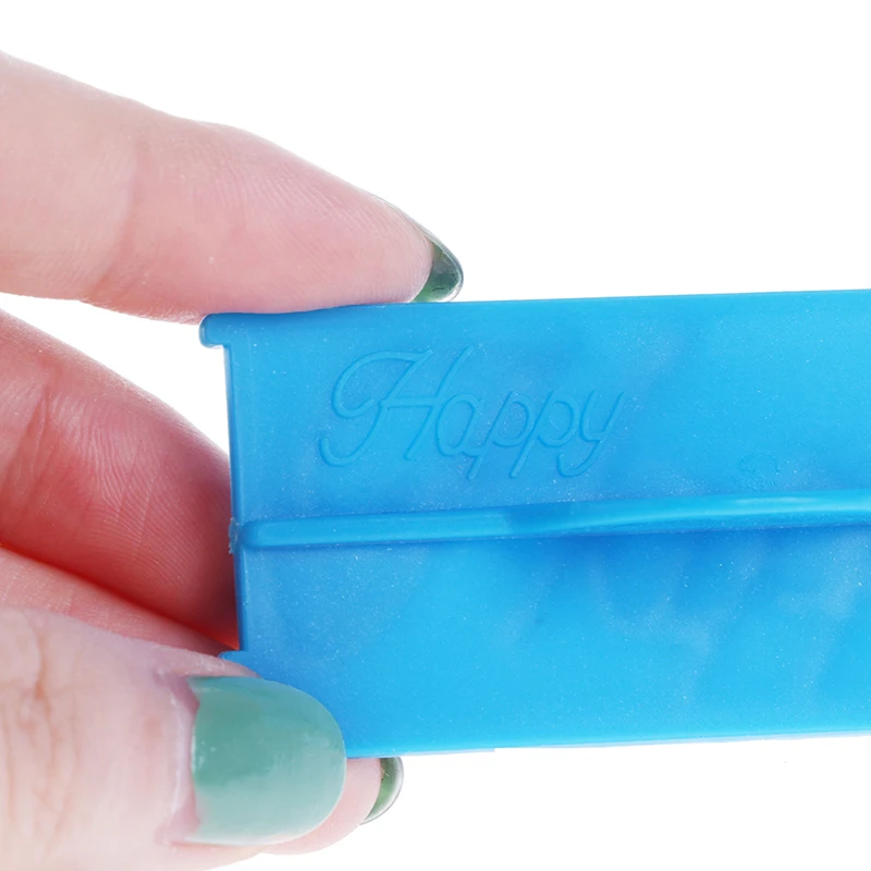 6pcs/set Plastic Letters Mold Happy Birthday Best Wishes Baking Molds Decoration-New