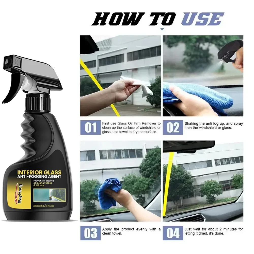 Water Repellent Spray Anti Rain Coating For Car Glass Hydrophobic Anti-rain Car Liquid Windshield Mirror Mask Auto Polish Kit