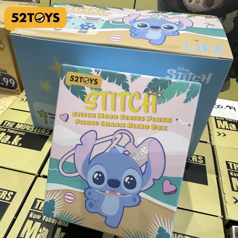 ディズニー ステッチ ムードシリーズ ミステリーブラインドボックス キーホルダー 電話チャーム かわいいぬいぐるみ コレクタブルギフト 子供 大人 ファン向け
