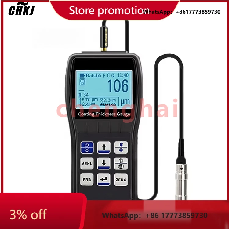 

CHKJ-2025NEWIPRE 2025 CT210 Portable Digital Lab Coating Thickness Tester Industrial Coating Thickness Gauge
