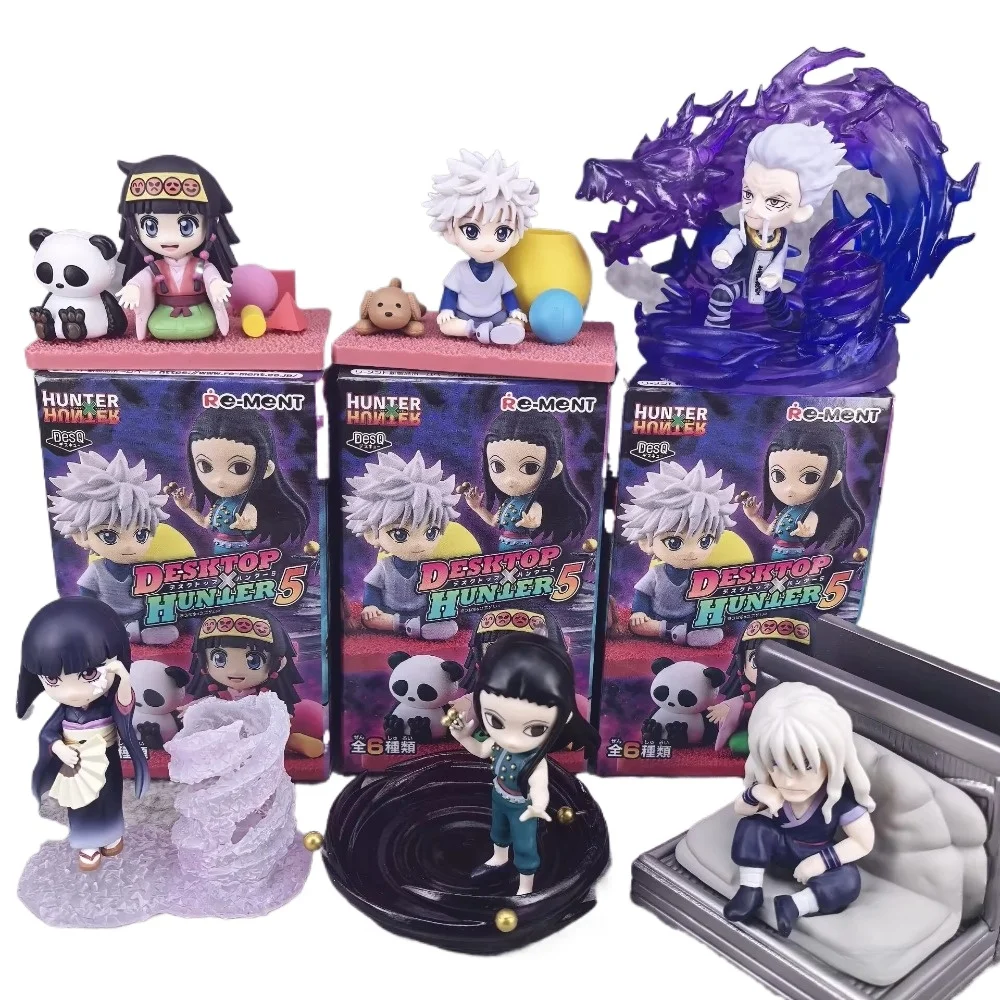 

2026Anime HUNTER Killua Zoldyck Illumi Alluka Kalluto Action Figures Blind Box Toys Model Collection Ornaments Kids Gifts
