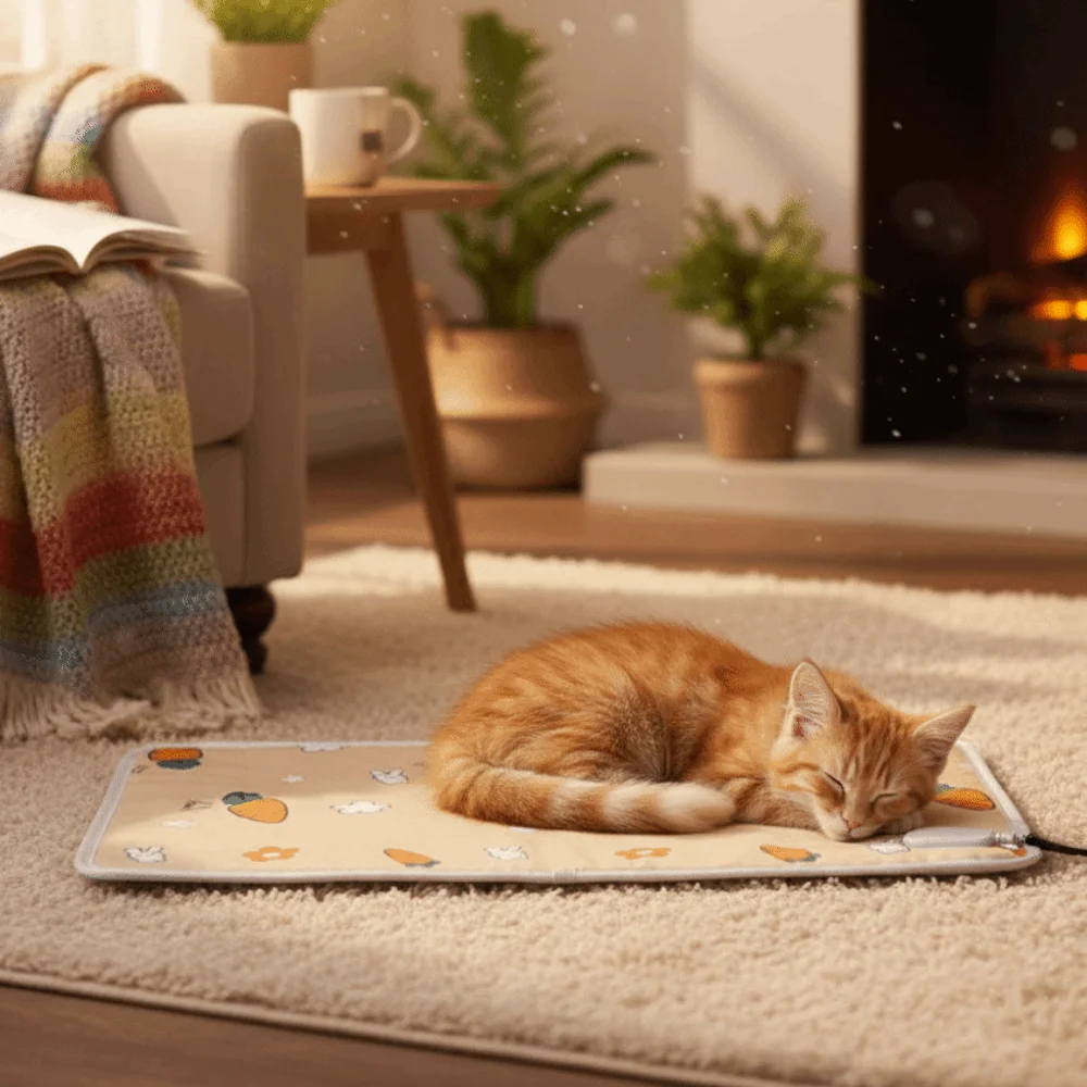 Practical Bite Proof Pet Electric Blanket Waterproof Anti-scratch Cat Heating Pad Cozy Warm Dog Warmer Mat For Cats and Dogs
