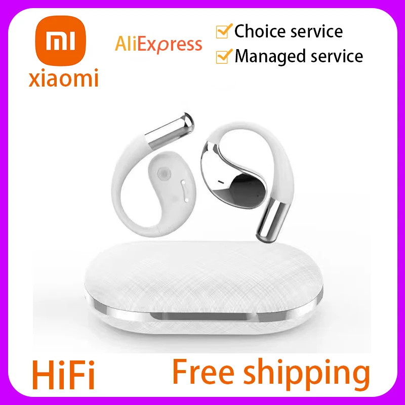 

xiaomi open wireless Bluetooth headset mounted ear wireless noise reduction music call HIFI sound quality leak proof sound