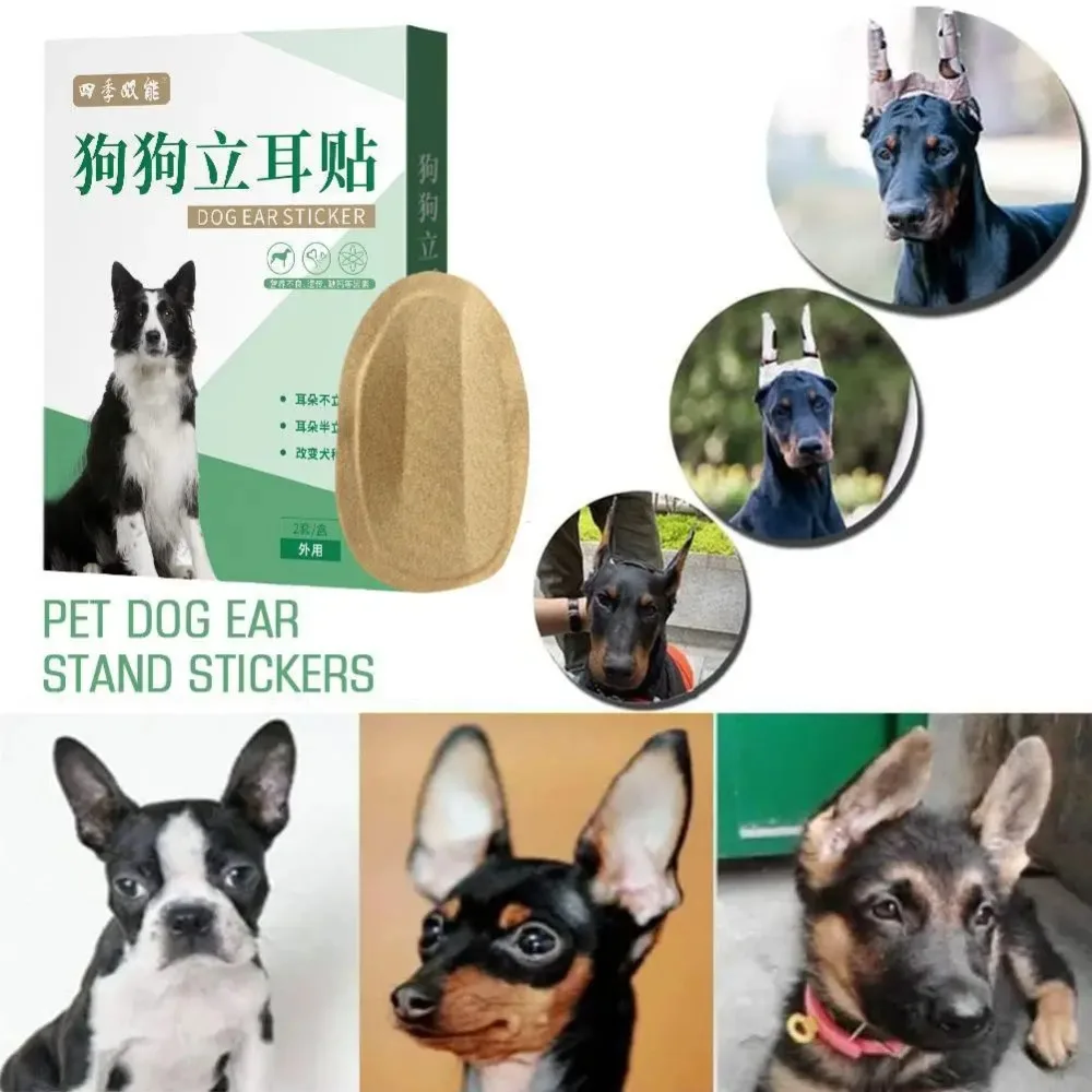 Effective Arc Ear Stand Up Stickers Glue Free Doberman for Ear Correction Corgi Herb Ear Care Tools