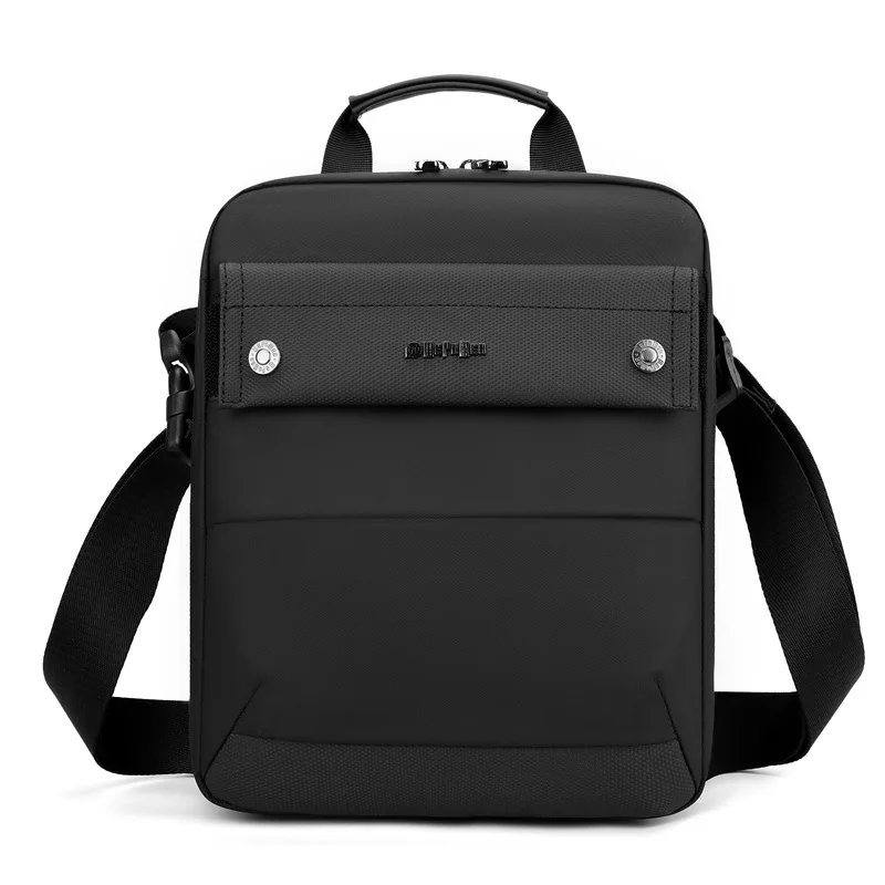 حقيبة كتف محمولة يدويًا من قماش النايلون المقاوم للماء، حقيبة كروس للأعمال ذات سعة كبيرة #5