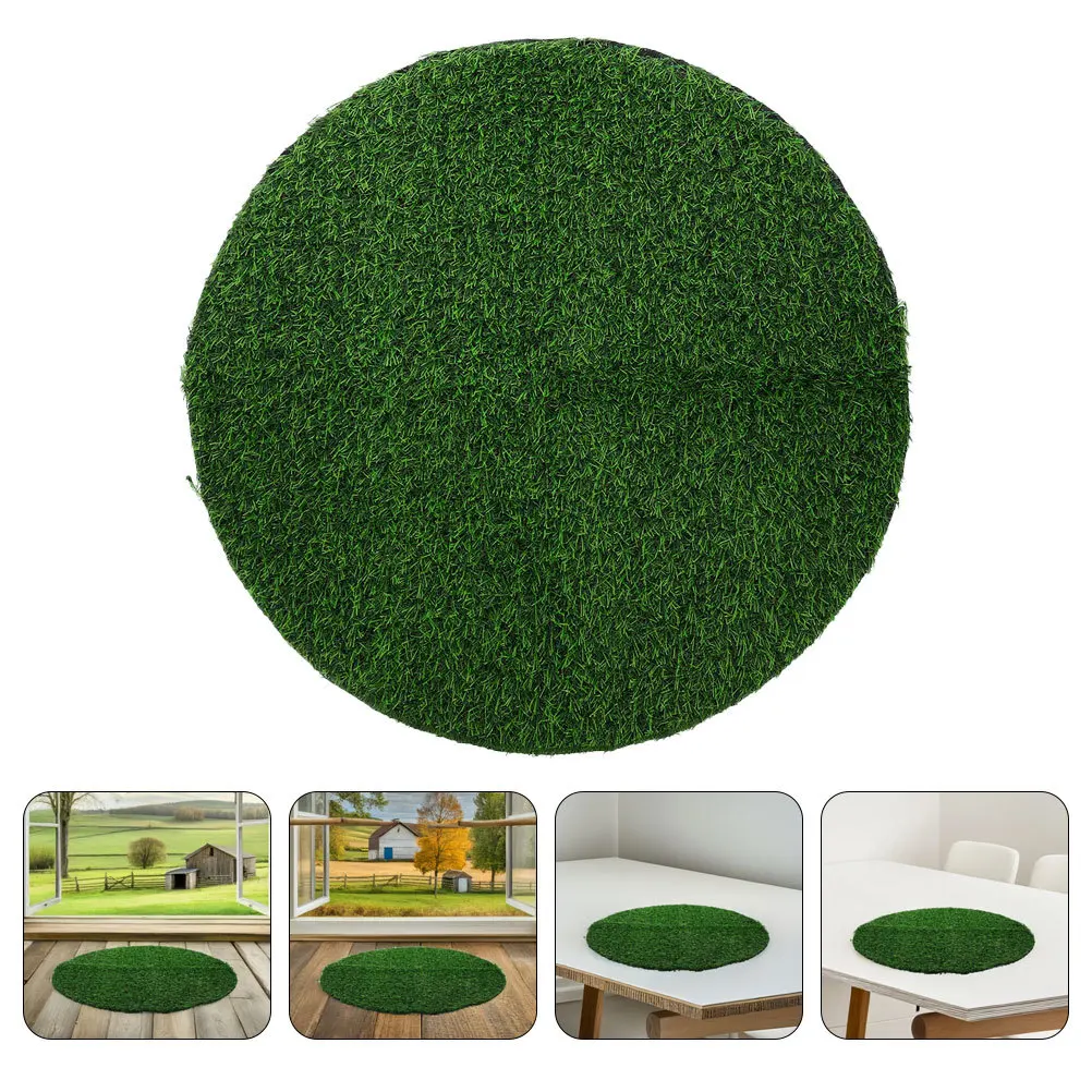 

Enhanced Dining Experience Round Artificial Grass Table Cloth for Wedding Birthday Party Baby Shower Holiday Event Decoration