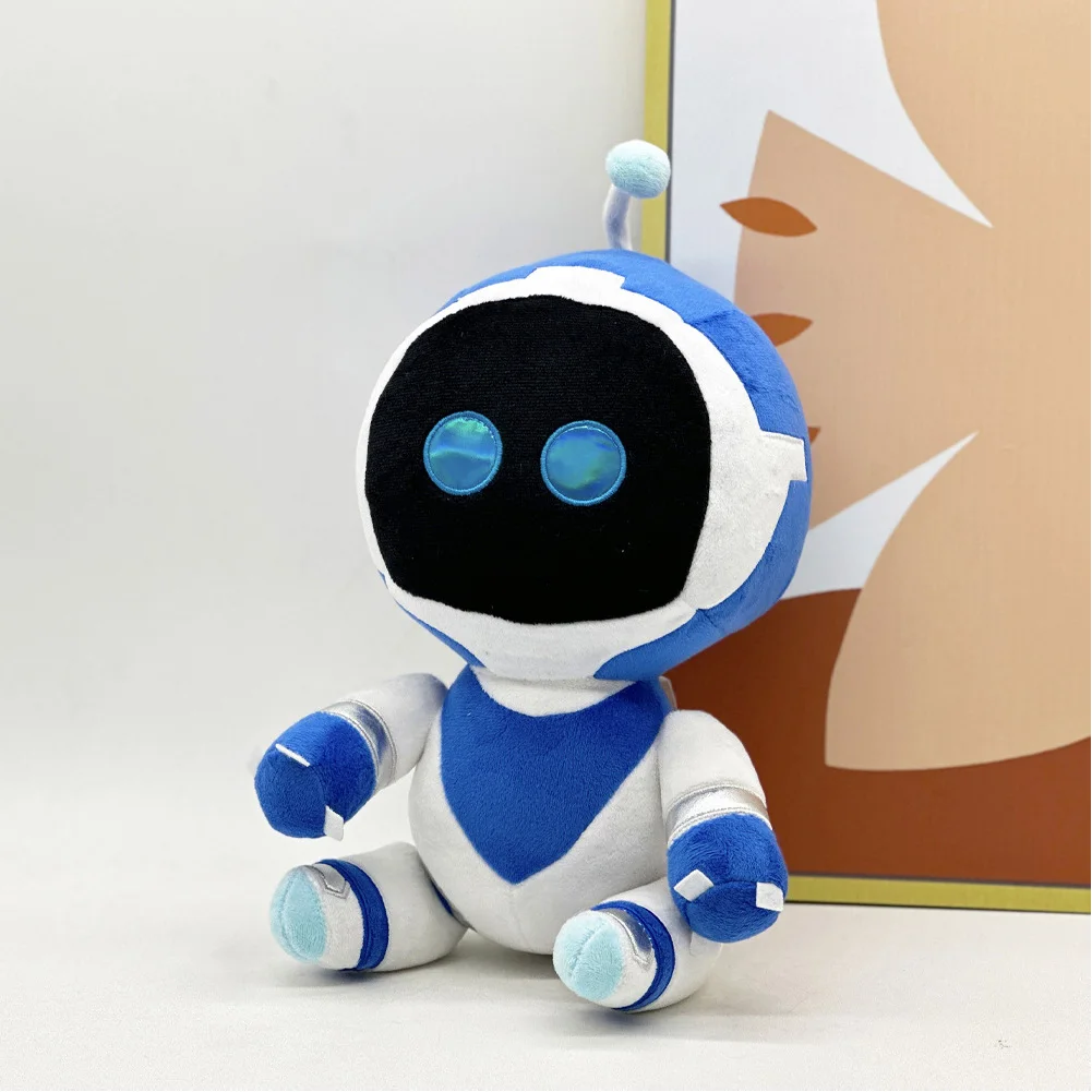 30cm Robot Plush Toy Cute Soft Game Pillow Dolls Game Toy Home Decor For Kid Birthday Christmas Gift