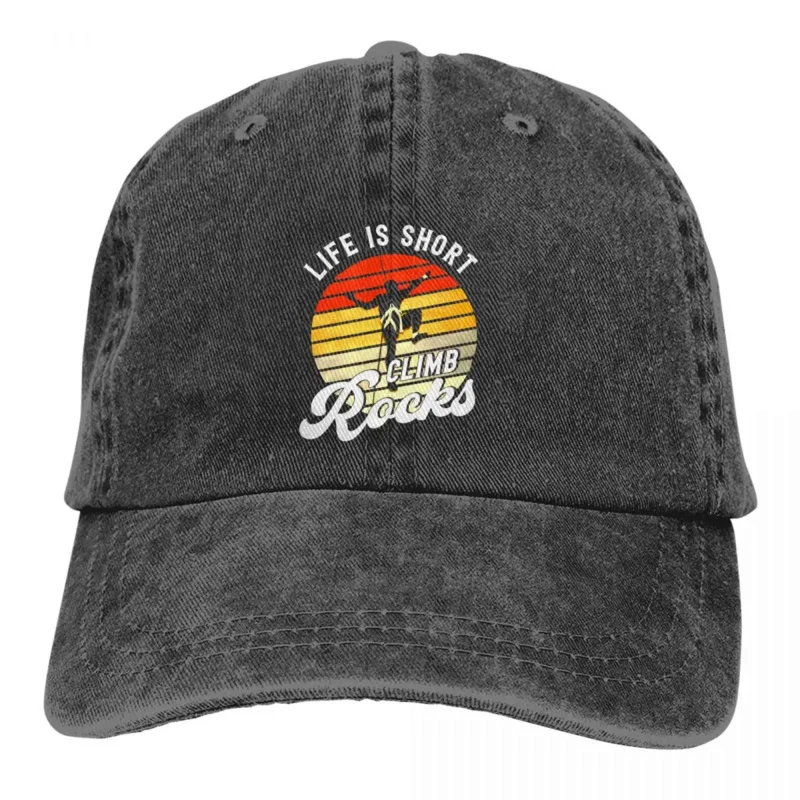 Summer Cap Sun Visor Rock Climbing Climber Hip Hop Caps Climbing Outdoor Sports Cowboy Hat Peaked Hats