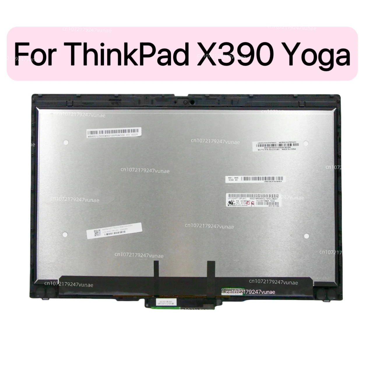 13.3 '' For Thinkpad X390 Yoga 20NN 20NQ Laptop FHD LCD Display