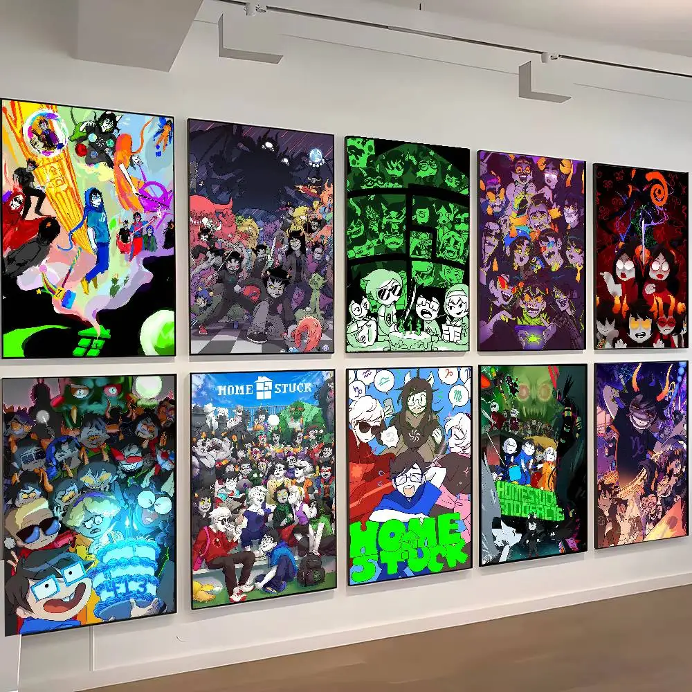 H-Homestuck Poster High Quality Print Waterproof Wall Art Sticker For Bar Living Room Decor Gift
