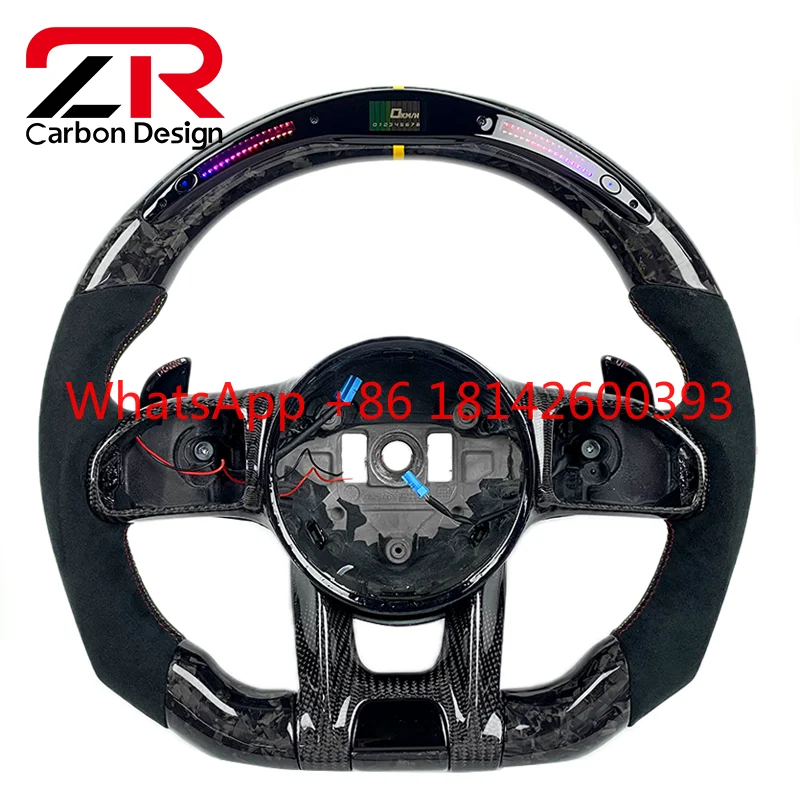 Half   Carbon Fiber Steering Wheel With OLED Display Sport Mod Fit C43 E53 G63 W205 W213 W176 W204 W177 W212 W222