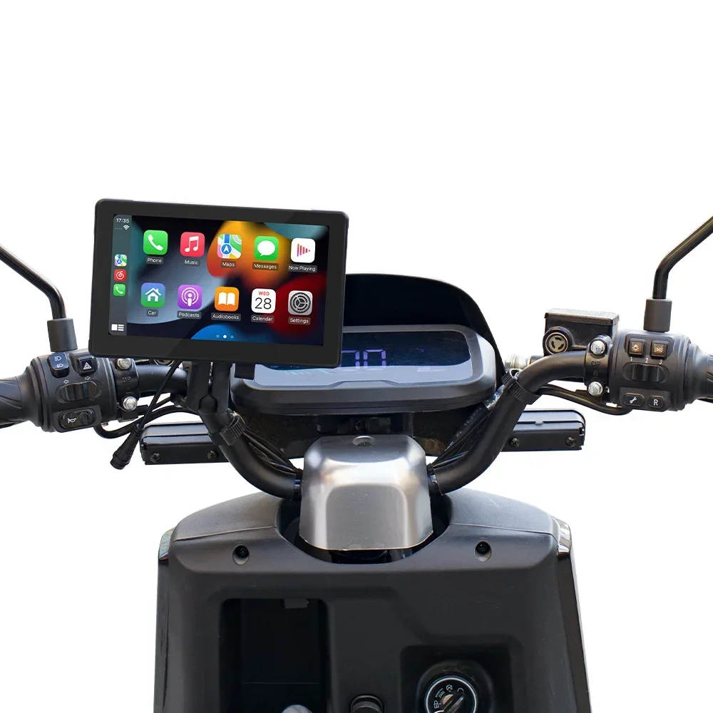 2.5D HD Carplay Screen for Motorcycle 720P Dashcam Car Screen Driving Record Wireless Carplay/ Android Auto Link Screen