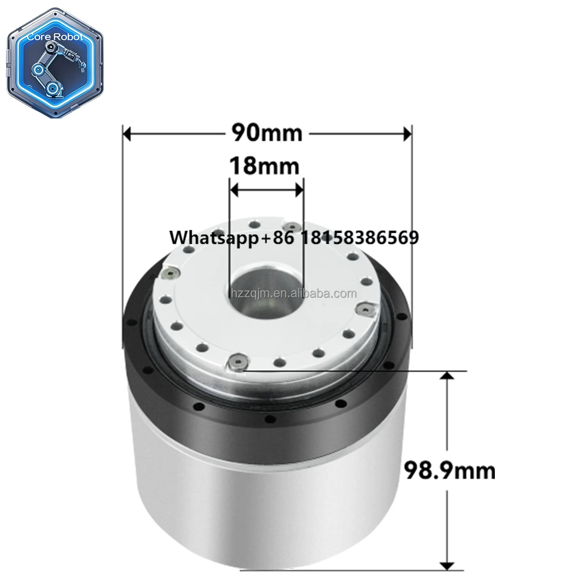 

High-Torque 90I Brushless DC Motor for Robot Joint Arm with Harmonic Drive and Permanent Magnet Rotary Actuator