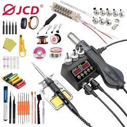 JCD 8898 Soldering Station 2in1 750W Hot Air Gun Solder Iron Rework Welding Station For Phone BGA IC SMD Welding Repair Tools